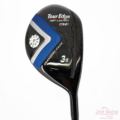 Tour Edge Hot Launch C521 Fairway Wood 3 Wood 3W 15° Aldila Rogue Black 60 Graphite Regular Right Handed 43.0in