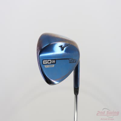 Mizuno T22 Blue Wedge Lob LW 60° 6 Deg Bounce X Grind Dynamic Gold Tour Issue S400 Steel Stiff Right Handed 35.75in