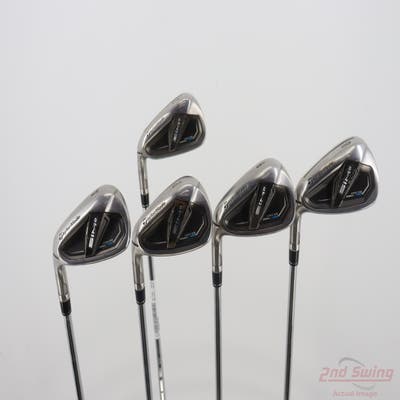 TaylorMade SIM2 MAX OS Iron Set 7-PW AW FST KBS MAX 80 MT Steel Stiff Left Handed STD