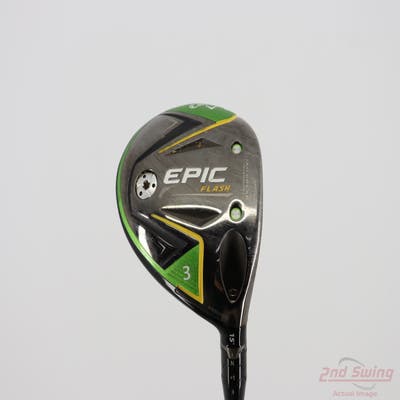 Callaway EPIC Flash Fairway Wood 3 Wood 3W 15° Mitsubishi C6 Series Red Graphite Regular Right Handed 43.75in