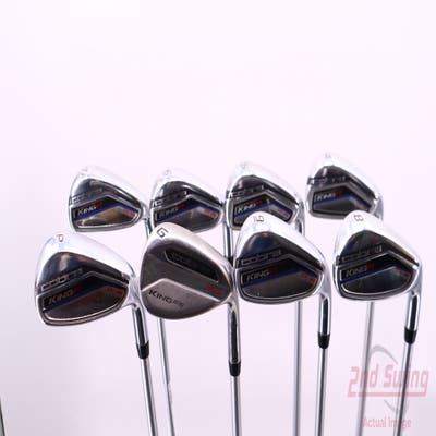 Cobra King F7 One Length Iron Set 4-GW Stock Steel Shaft Steel Stiff Right Handed 37.0in