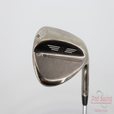 Titleist Vokey SM8 Brushed Steel Wedge Lob LW 60° 8 Deg Bounce M Grind Titleist Vokey BV Steel Wedge Flex Right Handed 35.0in