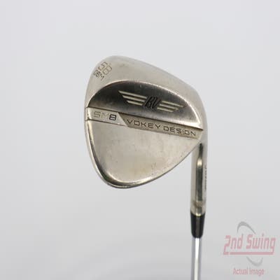 Titleist Vokey SM8 Brushed Steel Wedge Lob LW 58° 8 Deg Bounce M Grind Titleist Vokey BV Steel Wedge Flex Right Handed 35.0in