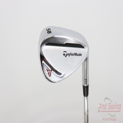 TaylorMade Milled Grind 2 Chrome Wedge Lob LW 58° 12 Deg Bounce True Temper Dynamic Gold S200 Steel Stiff Right Handed 34.5in