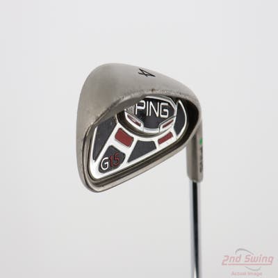 Ping G15 Single Iron 4 Iron Stock Steel Stiff Right Handed Green Dot 39.0in