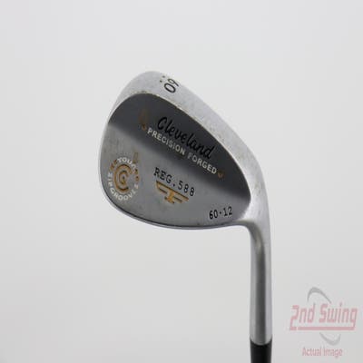 Cleveland 2012 588 Chrome Wedge Lob LW 60° Stock Steel Shaft Steel Wedge Flex Right Handed 34.5in