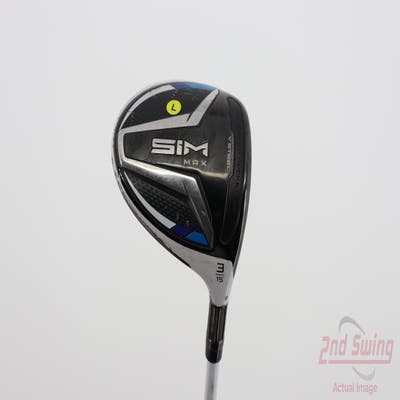 TaylorMade SIM MAX Fairway Wood 3 Wood 3W 15° Aldila NV Ladies 45 Graphite Ladies Right Handed 42.25in