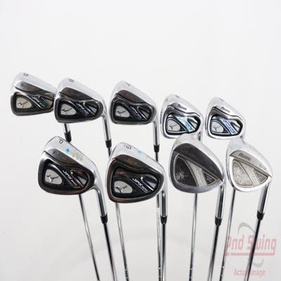 Mizuno JPX 800 Iron Set 5-PW AW GW LW Dynalite Gold XP R300 Steel Regular Right Handed 37.75in