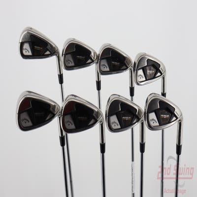 Callaway Rogue ST Max Iron Set 4-PW AW True Temper Elevate MPH 115 Steel X-Stiff Right Handed 39.75in