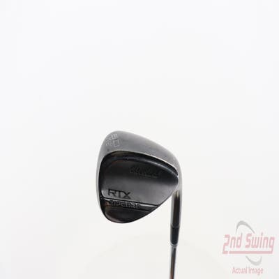 Cleveland RTX ZipCore Black Satin Wedge Lob LW 60° 10 Deg Bounce Mid Dynamic Gold Spinner TI Steel Wedge Flex Right Handed 35.0in