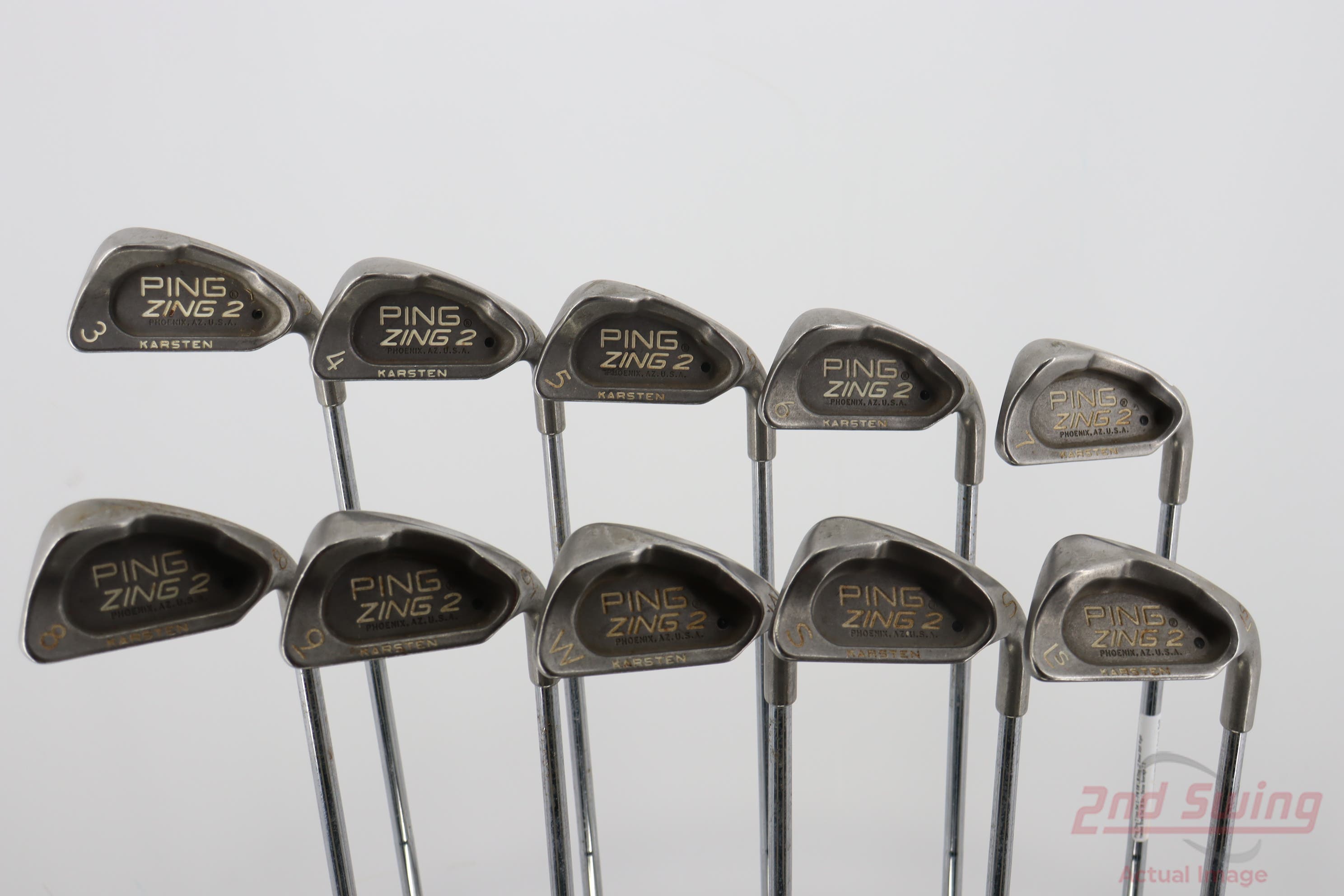 Model ping Z2 - 2/W irons. stainless top steel heads