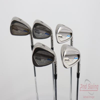 Ping 2015 i Iron Set 7-PW AW True Temper XP 95 R300 Steel Regular Right Handed Black Dot 37.0in