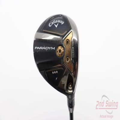 Callaway Paradym Triple Diamond Fairway Wood 3 Wood 3W 13.5° Mitsubishi Kai'li White 70 Graphite X-Stiff Right Handed 43.0in