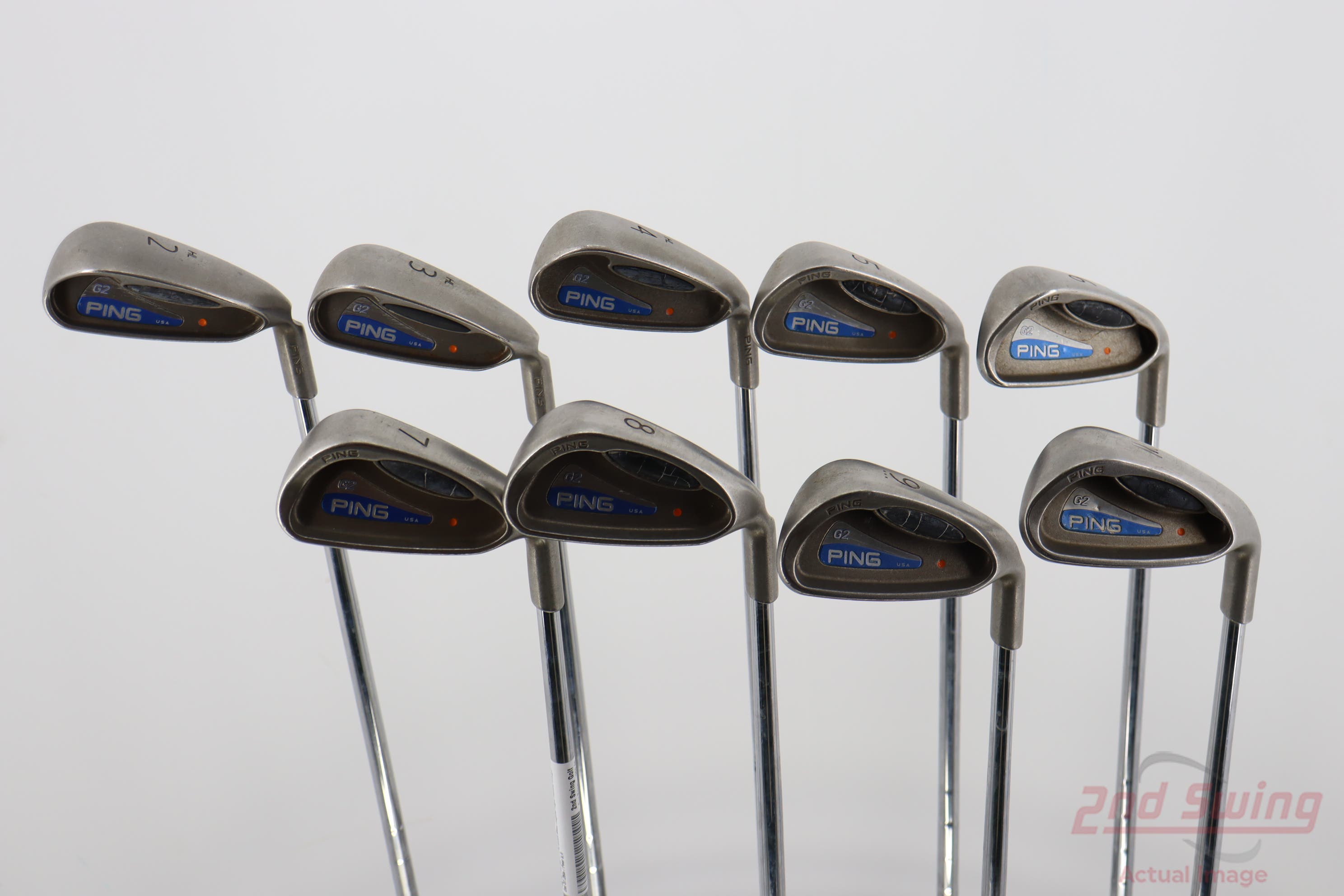 Ping popular G2 LH set 5&7 Fairways 5-PW irons Red dot irons Good condition