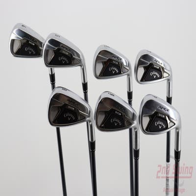 Callaway Apex DCB 21 Iron Set 4-PW UST Mamiya Recoil Dart 85 Graphite Stiff Right Handed 38.0in