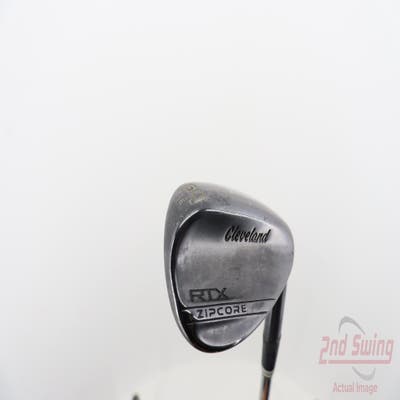 Cleveland RTX ZipCore Black Satin Wedge Lob LW 60° 12 Deg Bounce Full Dynamic Gold Spinner TI Steel Wedge Flex Right Handed 35.5in