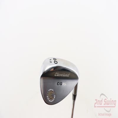 Cleveland CG15 Satin Chrome Wedge Lob LW 60° 12 Deg Bounce Stock Steel Shaft Steel Wedge Flex Right Handed 35.75in