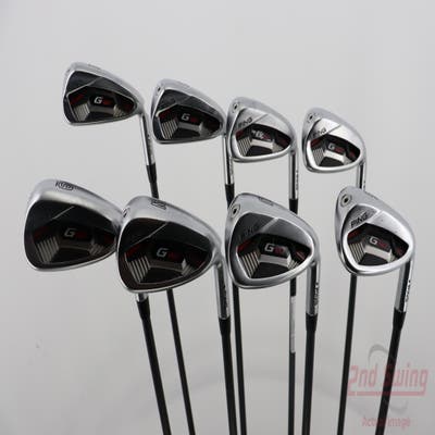 Ping G410 Iron Set 5-PW GW SW ALTA CB Red Graphite Senior Right Handed Black Dot 38.25in