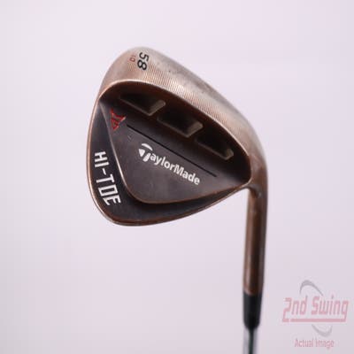 TaylorMade HI-TOE RAW Wedge Lob LW 58° 10 Deg Bounce FST KBS Hi-Rev 2.0 115 Steel Wedge Flex Right Handed 35.0in