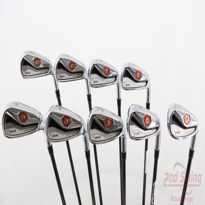 TaylorMade R11 Iron Set 4-PW AW SW TM Fujikura Motore 65 Graphite Stiff Right Handed 38.5in