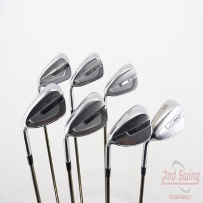 Ping G700 Iron Set 5-PW AW UST Mamiya Recoil 780 ES Graphite Regular Left Handed Blue Dot 38.0in