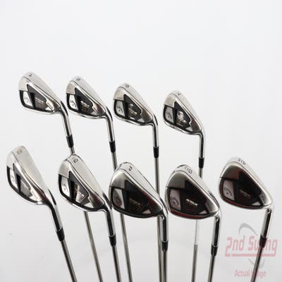 Callaway Rogue ST Max Iron Set 4-PW AW GW Aerotech SteelFiber i95 Graphite Stiff Right Handed 38.0in
