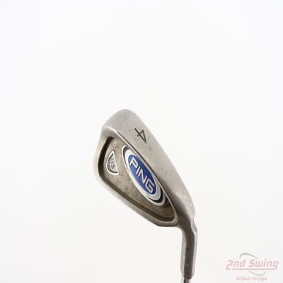 Ping i5 Single Iron 4 Iron Stock Steel Regular Right Handed Black Dot 38.25in