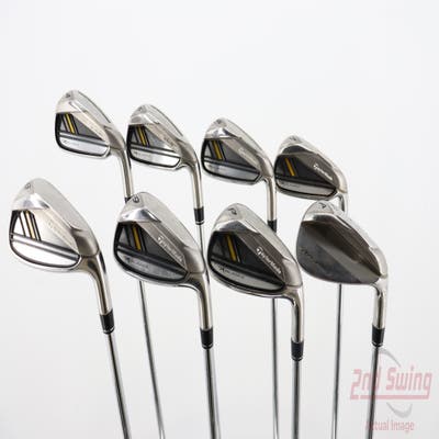 TaylorMade Rocketbladez Iron Set 4-PW AW TM Matrix RocketFuel 65 Steel Regular Right Handed 38.5in