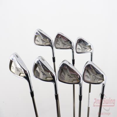 Callaway Apex Pro 19 Iron Set 5-PW AW UST Mamiya Recoil 110 F4 Graphite Stiff Right Handed 38.0in