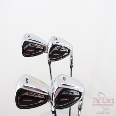 Cobra KING F9 Speedback Iron Set 8-PW AW True Temper XP 90 R300 Steel Regular Right Handed 36.5in