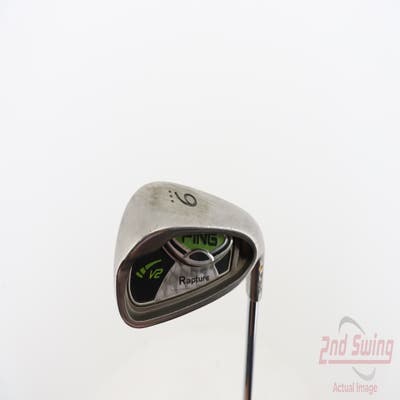 Ping Rapture V2 Single Iron 9 Iron Stock Graphite Shaft Steel Regular Right Handed Yellow Dot 36.5in