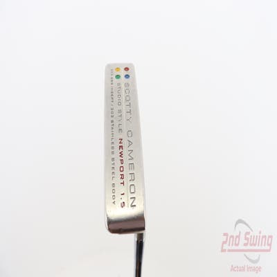 Titleist Scotty Cameron Studio Style Newport 1.5 Putter Steel Right Handed 34.5in