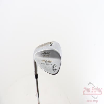 Titleist 2009 Vokey Spin Milled Chrome Wedge Lob LW 60° 8 Deg Bounce Titleist Vokey BV Steel Wedge Flex Left Handed 35.5in