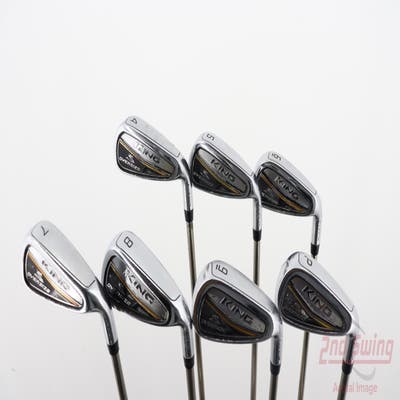 Cobra King Oversize Iron Set 4-PW UST Mamiya Recoil ES 460 Graphite Senior Right Handed 38.5in