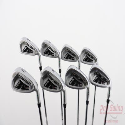 Ping I20 Iron Set 5-PW AW SW Ping CFS Steel Stiff Right Handed Green Dot 38.5in