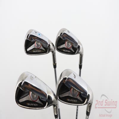 TaylorMade 2009 Burner Iron Set 7-PW Stock Steel Shaft Steel Regular Right Handed 37.0in