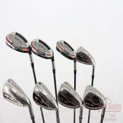 Adams Idea A12 OS Iron Set 4H 5H 6H 7-PW GW Adams Grafalloy ProLaunch Blue Graphite Senior Right Handed 38.0in