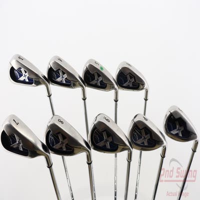 Callaway X-18 Iron Set 3-PW SW Callaway X Steel Steel Senior Right Handed 38.5in