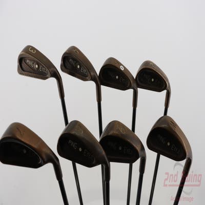 Ping Eye 2 Beryllium Copper Iron Set 3-PW Ping Aldila 350 Series Graphite Stiff Right Handed White Dot 38.0in