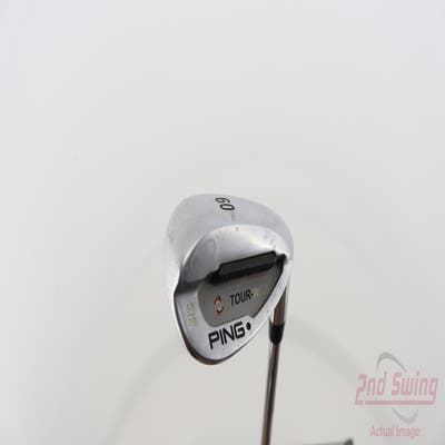 Ping Tour-W Brushed Silver Wedge Lob LW 60° 8 Deg Bounce W Grind Ping AWT Steel Stiff Right Handed Black Dot 35.0in