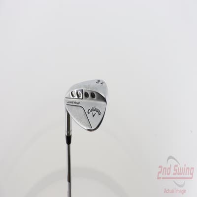 Callaway Jaws Raw Chrome Wedge Lob LW 60° 8 Deg Bounce Z Grind Dynamic Gold Spinner TI Steel Stiff Left Handed 35.5in