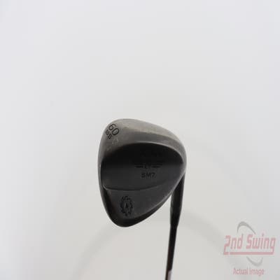 Titleist Vokey SM7 Jet Black Wedge Lob LW 60° 10 Deg Bounce S Grind SM7 BV Steel Wedge Flex Right Handed 35.0in