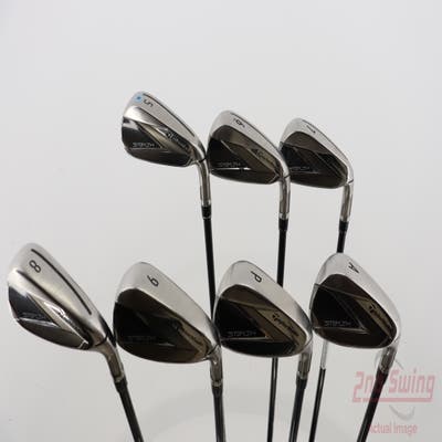 TaylorMade Stealth Iron Set 5-PW AW Fujikura Ventus Red 6 Graphite Regular Right Handed 39.0in