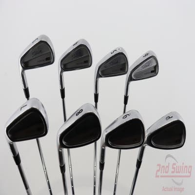 Titleist 712 CB Iron Set 3-PW True Temper Dynamic Gold Steel Stiff Left Handed 38.0in