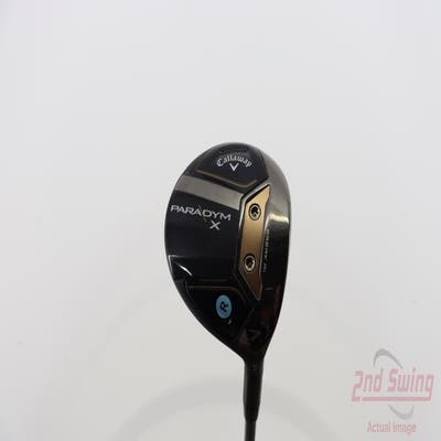 Callaway Paradym X Fairway Wood 7 Wood 7W 21° PX HZRDUS Silver Gen4 60 Graphite Regular Right Handed 42.0in