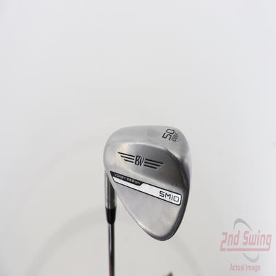 Titleist Vokey SM10 Tour Chrome Wedge Gap GW 50° 8 Deg Bounce F Grind Titleist Vokey BV Steel Wedge Flex Left Handed 35.5in