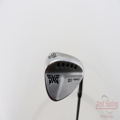 PXG 0311 Forged Chrome Wedge Lob LW 58° 9 Deg Bounce True Temper Elevate MPH 95 Steel Regular Right Handed 35.5in