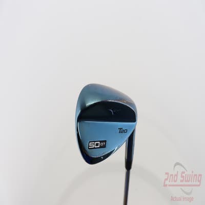 Mizuno T20 Blue Ion Wedge Gap GW 50° 7 Deg Bounce Dynamic Gold Tour Issue S400 Steel Stiff Right Handed 35.75in