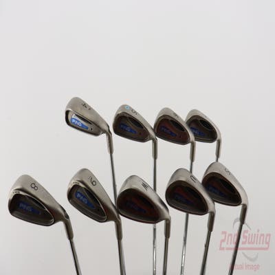 Ping G2 Iron Set 4-PW GW SW Stock Steel Shaft Steel Regular Right Handed Black Dot 38.5in