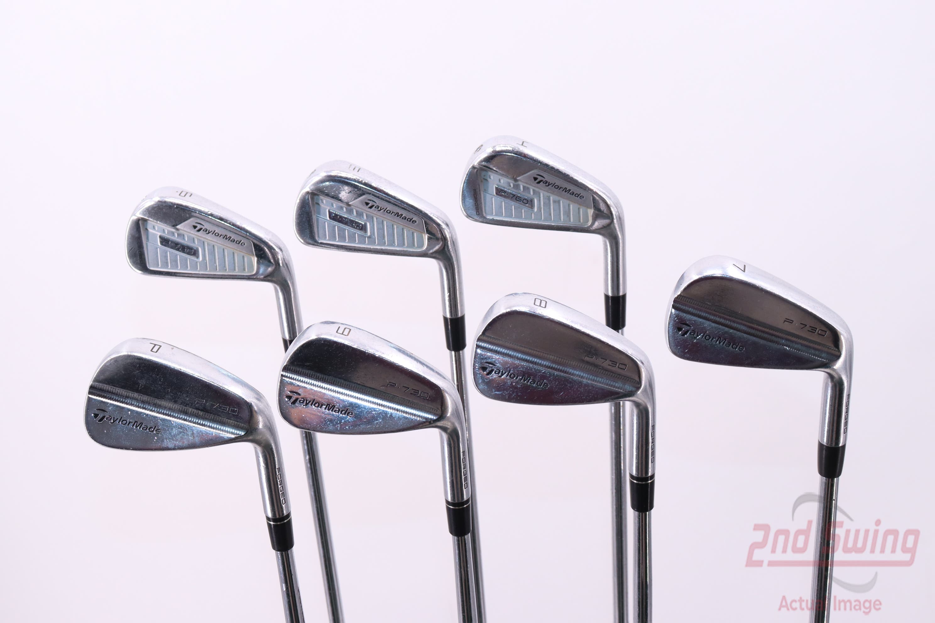 TaylorMade P-730 Iron Set 4-PW True Temper Dynamic Gold 120 Steel Stiff  Right Handed 37.0in